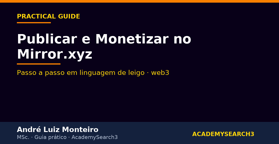 passo a passo para publicar e monetizar — eBook AcademySearch3